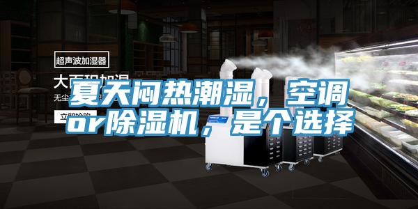 夏天悶熱潮濕，空調(diào)or除濕機(jī)，是個(gè)選擇