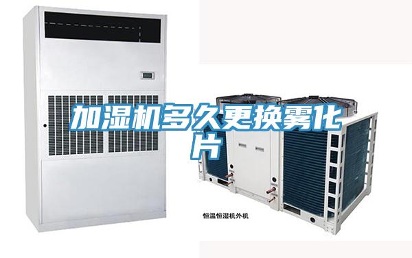 加濕機多久更換霧化片