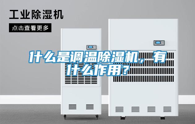 什么是調(diào)溫除濕機(jī)，有什么作用？