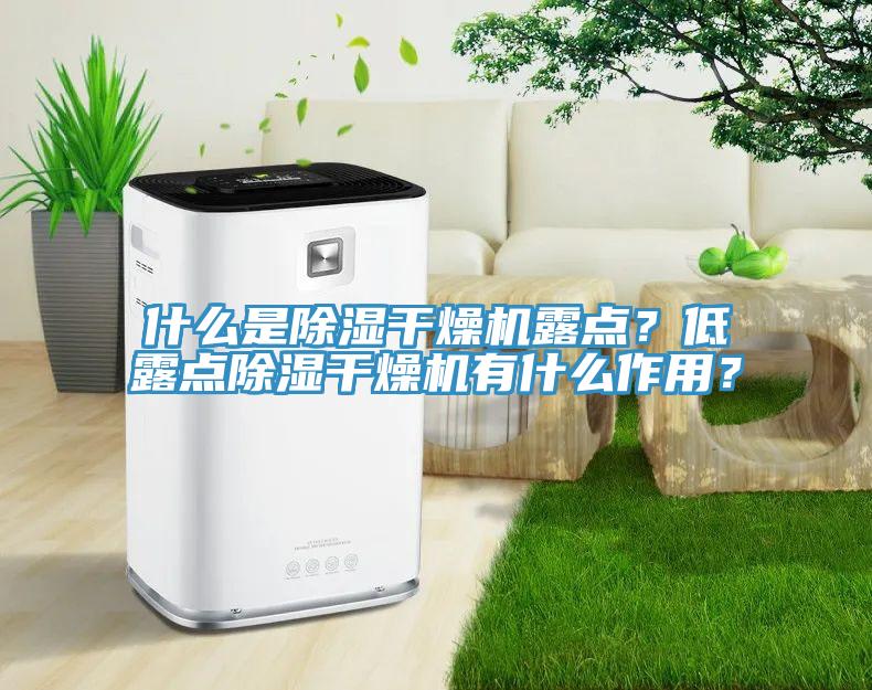 什么是除濕干燥機(jī)露點(diǎn)？低露點(diǎn)除濕干燥機(jī)有什么作用？