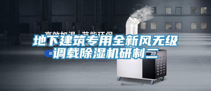 地下建筑專用全新風(fēng)無(wú)級(jí)調(diào)載除濕機(jī)研制二