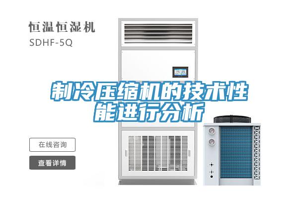 制冷壓縮機的技術性能進行分析
