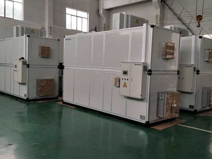 濟南銘威化工鋰電池鈷酸鋰零下40℃露點，三臺全新風轉輪除濕機組